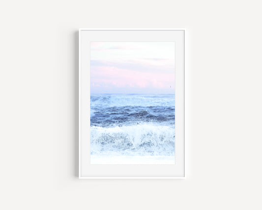 Iceland Sunset Waves